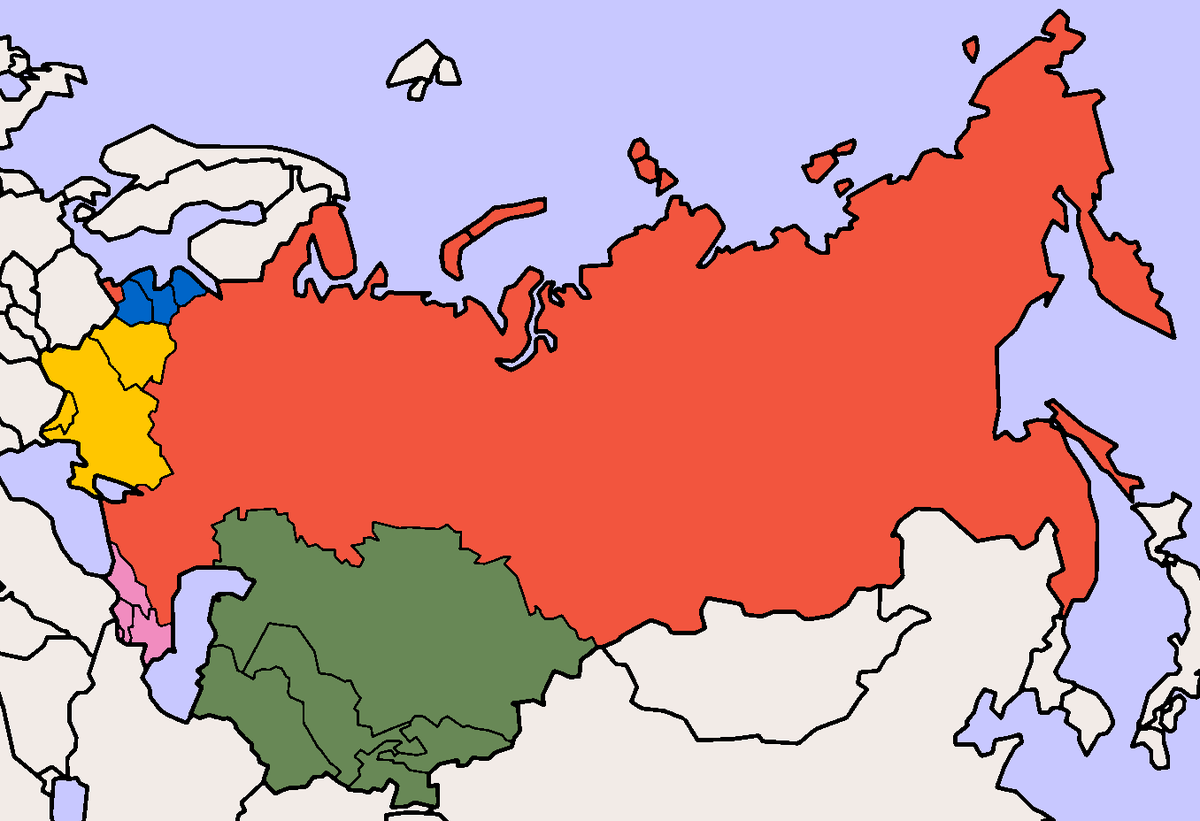 Карта россии и стран ближнего зарубежья