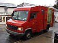 A Royal Mail armoured Mercedes van