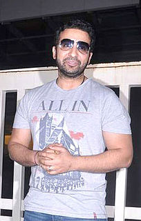 Raj Kundra is a British businessman. In 2004, he was ranked as the 198th richest British Asian by Success (magazine). His father, Bal Krishan Kundra was a middle-class businessman and his mother Usha Rani Kundra was a shop assistant when he was a child. Kundra has had various investment interests, including cricket and mixed martial arts. He is married to Shilpa Shetty, a Bollywood actress, since 2009.