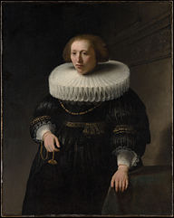Rembrandt - Portrait of a woman, possibly a member of the Beresteyn family - MET DP145399.jpg