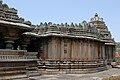Right profile of rear shrine in the Veeranarayana temple at Belavadi.JPG