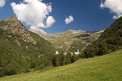 A view of the frazione Rima San Giuseppe