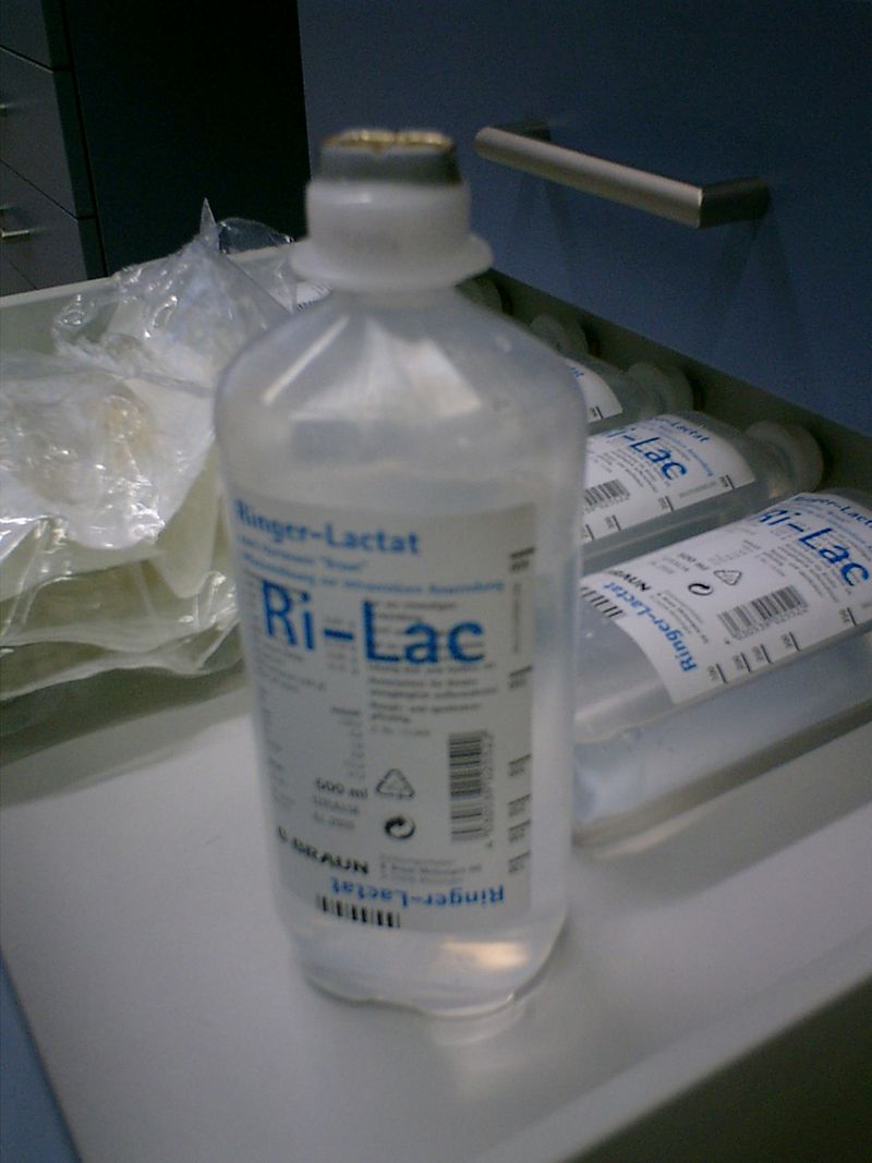 Ringer's lactate solution - Wikipedia