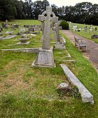 The grave of Sir Robert Pringle in Green Lane Cemetery Robert Pringle grave Farnham 2019.jpg