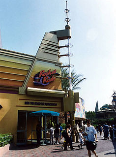 Rocket Rods former attraction at Disneyland