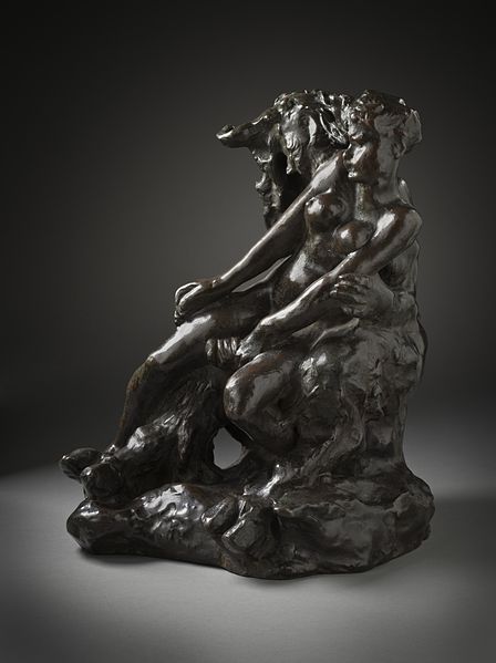 File:Rodin - Minotaur or Faun and Nymph - bronze, LACMA.jpg