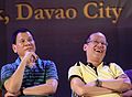 Kerajaan Filipina Rodrigo Duterte dan Benigno Aquino III, di Filipina Davao Mac 2013.