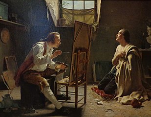 Le peintre et son modèle