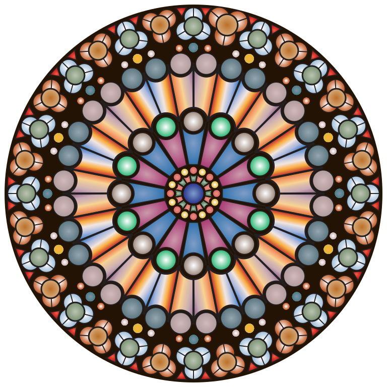 Download File:Rose window of Notre-Dame - OpenClipart.svg ...