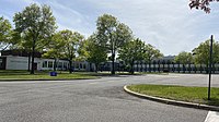 Roslyn Middle School, looking towards the main entrance