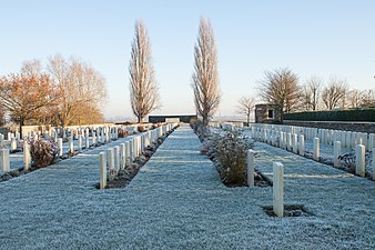 Le cimetière militaire de la rue David.