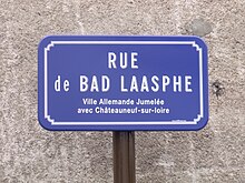 Rue de Bad Laasphe in Châteauneuf-sur-Loire