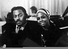 Archie Shepp with the singer Shirley Bunnie Foy, with whom he recorded the 1975 album A Sea of Faces S.B.Foy-Archie Shepp.jpg