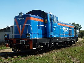 Тепловоз SM42-415 на станции