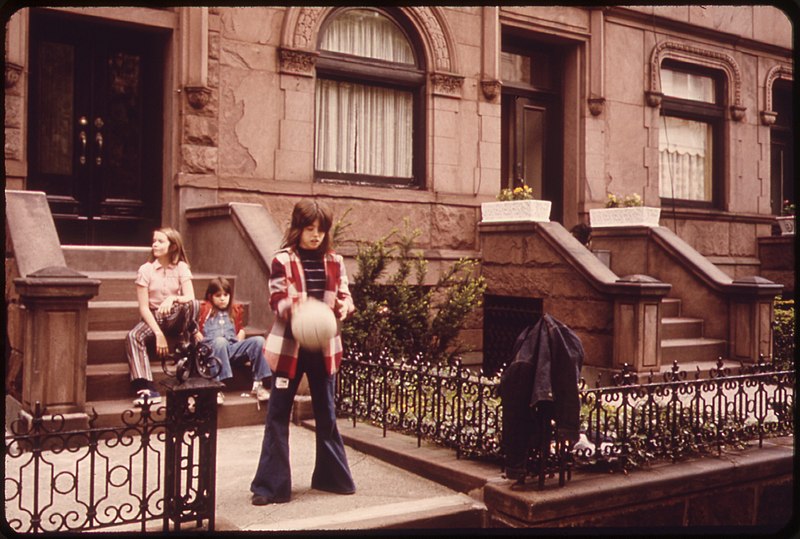 File:SMALL, WELL-CARED-FOR GARDENS WITH WROUGHT-IRON FENCES ADORN THESE HOUSES ON 3RD STREET NEAR PROSPECT PARK, BROOKLYN - NARA - 551729.jpg