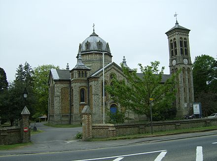 St James's Church, Gerrards Cross, built in 1861.