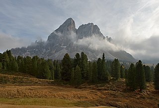 Peitlerkofel Mountain in Italy