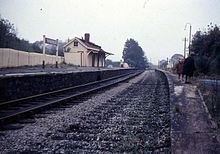 Saundersfoot station in 1967 Saundersfoot Railway Station - geograph.org.uk - 672432.jpg