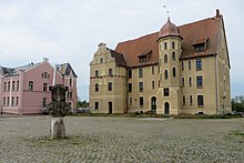 Butzow Castle, prince-episcopal residential castle in Butzow Schlossplatz Butzow 01.JPG