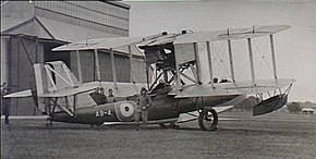 オーストラリアリッチモンド基地で撮影されたオーストラリア空軍のシーガル Mk III（1928年）