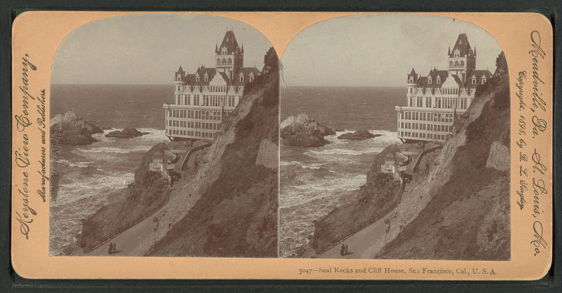 File:Seal Rocks and Cliff House, San Francisco, Cal, from Robert N. Dennis collection of stereoscopic views.jpg