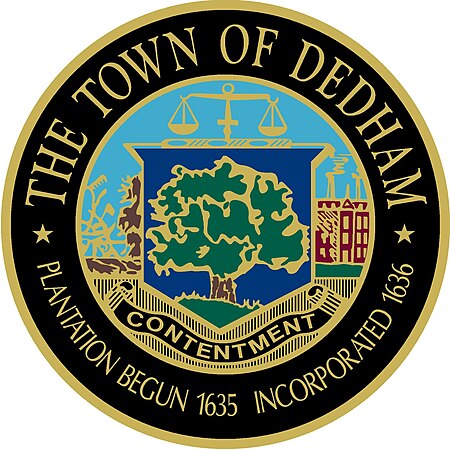 Seal of Dedham, Massachusetts