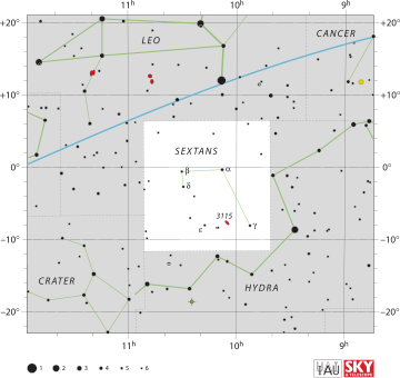 Galaxie à anneau du Sextant