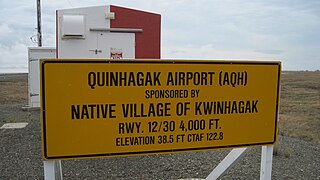 <span class="mw-page-title-main">Quinhagak Airport</span> Airport