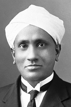 Sir C. V. Raman, Nobel Laureate (1930) and Physicist known for his discovery of Raman Effect.