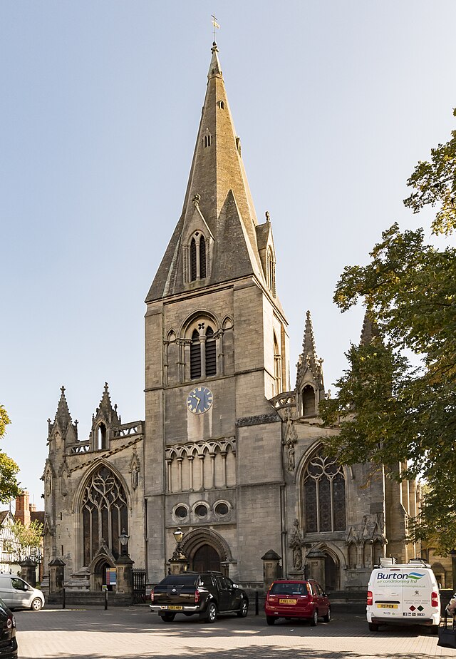 De kerk van St. Denys, Sleaford, Lincolnshire, Engeland