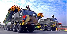 印度軍隊的 Tatra 貨車搭載BM-30多管火箭炮