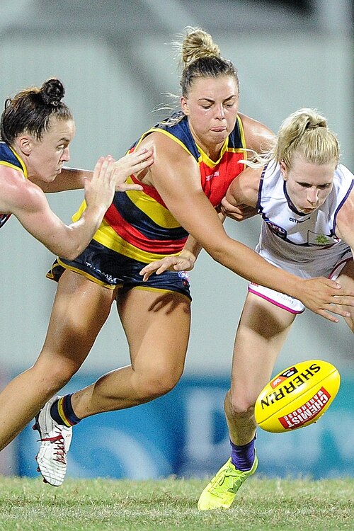 Marinoff during a pre-season practice match in 2018