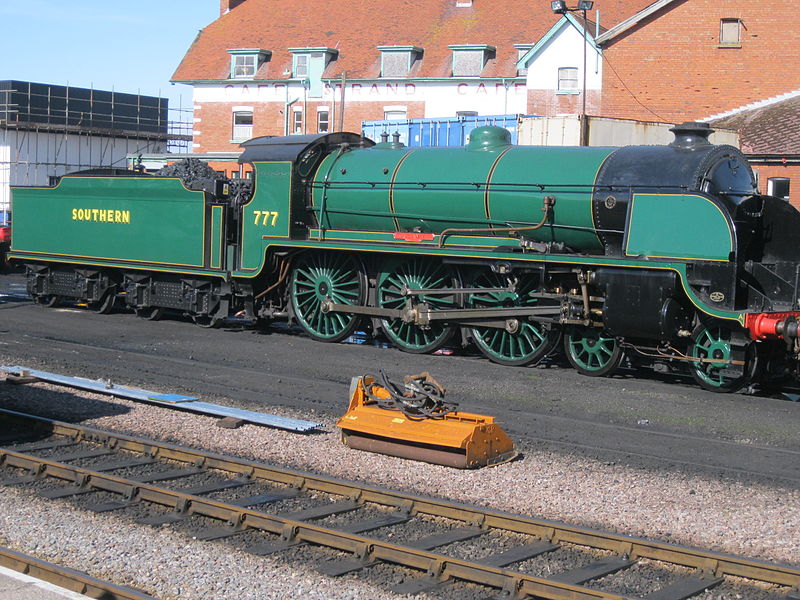 File:Southern Railway King Arthur 4-6-0 Sir Lamiel 777 on West Somerset Railway (8581195420).jpg