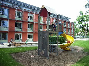 Spielplatz Heckscherklinik Rosenheim