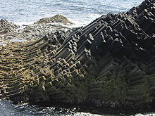 Basalt columns on Am Buchaille