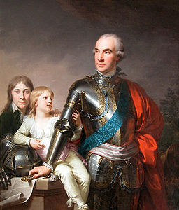 Stanislas Potocki et ses deux fils (1789-1790) Musée du Louvre