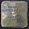 Stolperstein Melemstr. 12 Weichsel Manfred