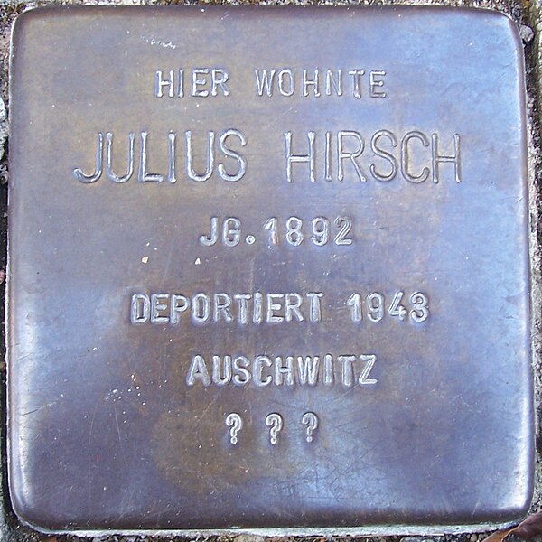 File:Stolperstein Karlsruhe Julius Hirsch.jpg