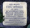 Stolperstein Sachsenstr 24 (Nieds) Fritz Wöhrer.jpg