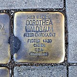 Stolperstein für Dorothea Waldbaum, Salzer Straße 15–17, Schönebeck (Elbe)
