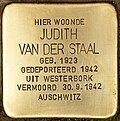 Stolperstein für Judith van der Staal (Rotterdam).jpg