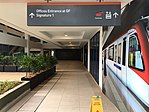 Signage inside Sunway Velocity Mall to Cochrane MRT Station.