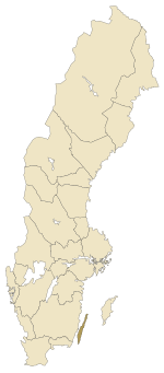 מיקום אלנד בשוודיה