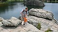 Hiking and swimming are popular activities at Sylvan Lake.