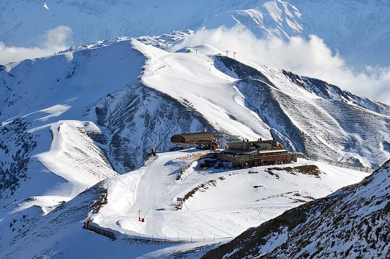 File:Tête de Bellard and Le Grand Truc from Pierre du Turc, La Toussuire, 2023.jpg