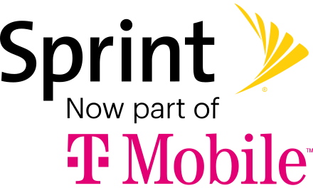 Final Sprint logo used after its merger with T-Mobile until its overall retirement on August 2, 2020.