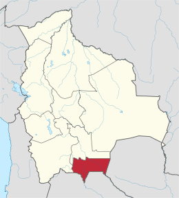 Dipartimento di Tarija – Localizzazione