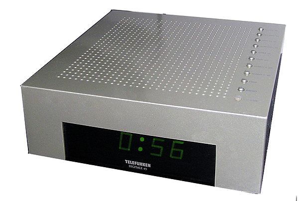 Telefunken alarm clock from c. 1995, designed by Philippe Starck