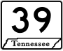 State Route 39 marker