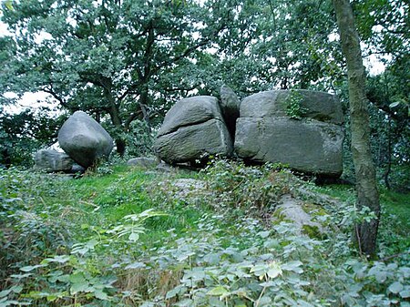 Teufelsstein von Pließkowitz Ostansicht